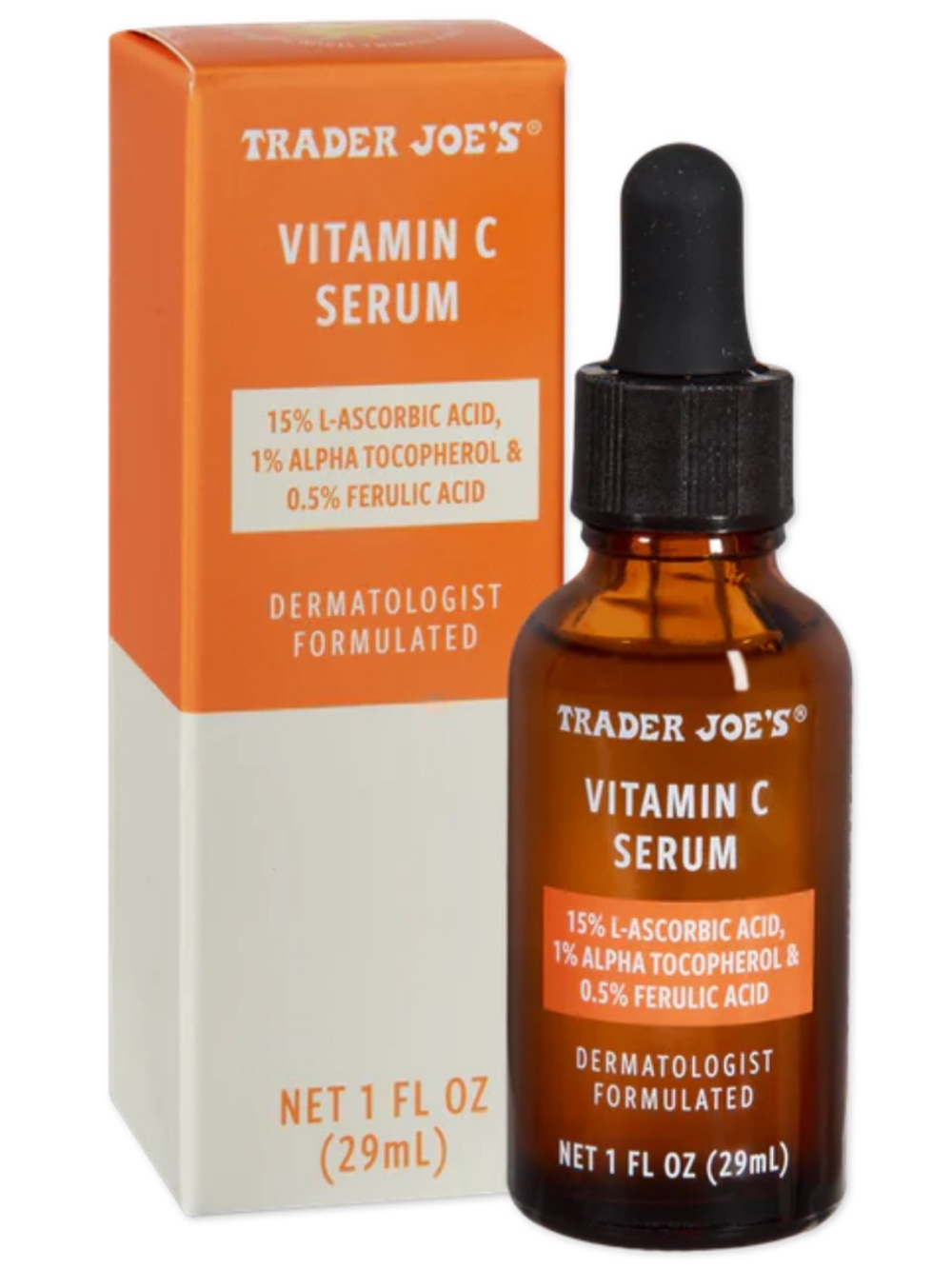 Trader Joe's Vitamin C Ascorbic & Ferulic Acid Serum NEW IN BOX